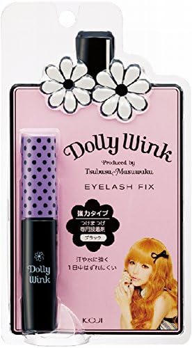 Koji Dolly Wink Eyelash Fix Glue - Black (japan import) [Badartikel]