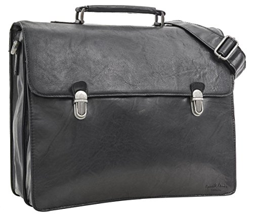 Gep  cktr  gertasche Gusti Leder studio  Philipp K   Klickfix-Adapter Businesstasche Dokumententasch Schwarz 2B15-20-6wpk