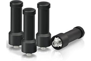 Bingfu UHF 400-460 MHz Antenna Radio Bidirezionale SMA Femmina Corte Compatibile con BaoFeng UV-5R UV-82 BF-888S GT-3 Arcshell AR-5 AR-6 AR-7 H-777 H-777S Wouxun Radio, 4 Pezzi
