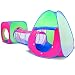 Produktbild Kinder Pop Up Play Haus, Zelt und Tunnel Tube 3 Stück in 1 Kleinkind Spielzeug für Haus, Indoor, Outdoor, Garten und im Schnee