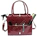 Hairdressing Designer Session Bag Mobile Hairdresser Barber Kit Holder in Burgundy Croc