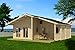 Produktbild Ferienhaus F5 inkl. Fußboden - 70 mm Blockbohlenhaus, Grundfläche: 49,00 m², Satteldach