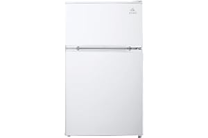 evvoli 100 Liters Top Mount Refrigerator / Adjustable Leg / Interior Light / Defrost Type - EVRFM-100W