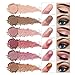 VENMO New Professional 12 Color Eyeshadow Powder Palette, High-Pearl Powder Repair Capacity Shimmer and Matte Eye Shadow (3#)