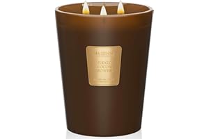 ‎M&SENSE M&SENSE Świeca Zapachowa XXL FudgowyKakaoBrownie – 990g (3 knoty), 150h, naturalne świece sojowe, aromaterapia, relaks, dekoracja wnętrz, prezent