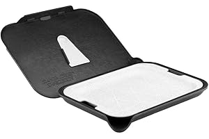 Santa Cruz Shredder Hanfschalen-Set mit Ausgießer für einfaches Befüllen, glatte, abgerundete Kanten, klein (schwarz)