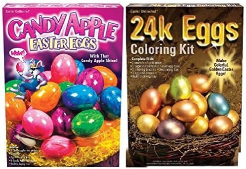 Easter Egg Bling Dye Bundle 24k & Candy Apple Kits