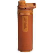 Lunarable Aluminium-Wasserflasche – 500 Ml, Isoliert, Mit Kokopelli-Druck, Auslaufsicher (Orange/Schwarz)