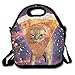 Produktbild Galaxy Funny Pizza Cat Lunch Bag Lunch Tote Lunch Box Handbag for Boys Girls Adults