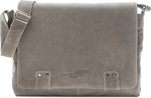 Leder Umh  ngetasche Herren Damen Messenger Bag Leder DIN A4 Ledertasche schwarz braun cognac grau blau 36 x 30 x 8 cm von REBELS   LEGENDS