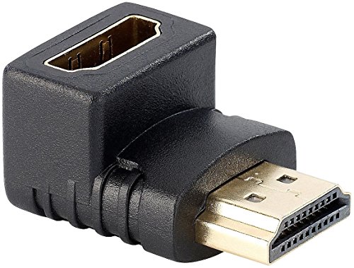 auvisio HDMI-Adapter Typ-A-Buchse auf Typ-A-Stecker, 270° gewinkelt - 2
