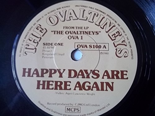 Preisvergleich Produktbild OVALTINEYS Happy Days Are Here Again 7" vinyl
