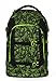 Produktbild satch pack Green Bermuda 3er Set Schulrucksack, Schlamperbox & Regencape Schwarz