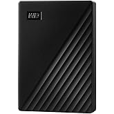 WD My Passport harici sabit disk 5 TB (mobil bellek, ince tasarım, indirilebilir yazılım, otomatik yedekleme, şifre koruması)