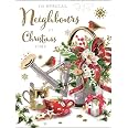 Jonny Javelin Weihnachtskarte „Special Neighbours“ – Gestanzt, Mit Silberfolie, 145 X 194 Mm