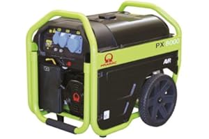 GENERATORE DI CORRENTE PRAMAC PX8000 230V GRUPPO ELETTROGENO PORTATILE CON RUOTE