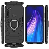 Wellpoint Designed Back Case Cover for Redmi Note 8 (Robot-Black)