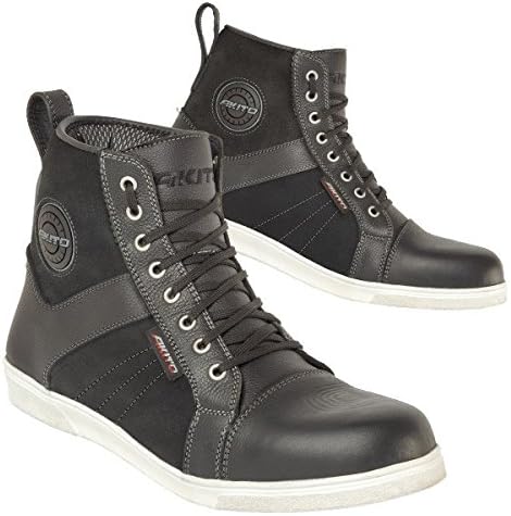 Akito Citizen Waterproof Non Slip High Top Urban Leather Boots - Black