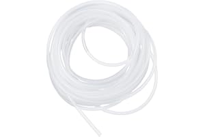 iMeistek Food Grade Silicone Hose, 6 mm ID x 8 mm OD 5 Metres, Flexible Transparent Silicone Hose, Water Air Hose