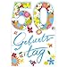 Produktbild Susy Card 11288917 Glückwunschkarte Geburtstag, Zahl - 50, Blumen, A4