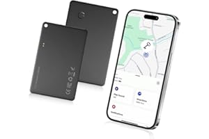 CATGIFF Geldbörsen Tracker Karte, Wiederaufladbarer Geldbörsenfinder, Find My (nur iOS), IP67 Wasserdicht, Gegenstandsortierer für Gepäckanhänger, Telefon, Koffer