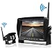 Produktbild Digitales drahtlose Rückfahrkamera und Monitor-Installationssatz,7" TFT LCD KFZ Monitor + IP69 wasserdichter 28 LED IR Nachtsicht für Bus, LKW, Wohnwagen, Landwirtschaftliches Fahrzeug (12-36 Volt)