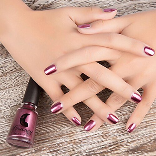Yogogo Spiegel Nagellack Beschichtung Silber Paste Metall Farbe Edelstahl - 2