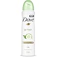 Dove Go Fresh Cucumber & Green Tea Anti-perspirant Deodorant with ¼ moisturising cream aerosol with a long-lasting, fresh fragrance 250 ml