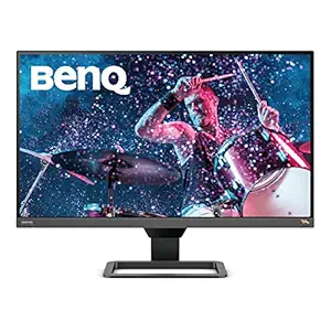 BenQ EW2780Q 27-Inch 2K QHD HDRi Entertainment Monitor, IPS, HDMI, DP, 2560x1440, sRGB 99%, Built-in Speakers, Anti-Glare, Flicker-Free, Bezel-Less, ePaper Mode, B.I.+, Eye-Care (Metallic Grey/Black)