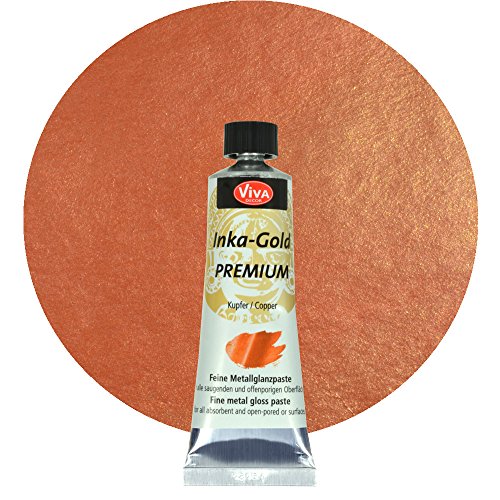 Inka Gold Premium 40g -Kupfer- Viva Decor Metallic Metallglanz Glanz Farbe