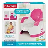 Mattel Fisher-Price CGY50 Komfort Töpfchen mit bequemer hoher Rückenlehne und Ablage für die Arme, pink - 5