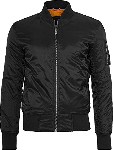 Urban Classics Herren Bomber Jacke black XXL