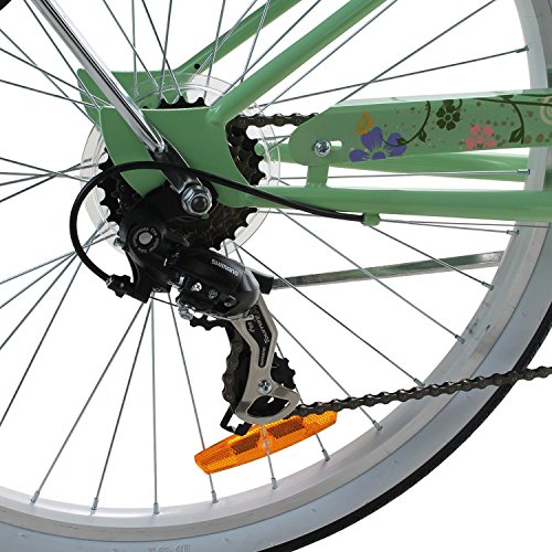 26 Zoll Beachcruiser Viking Retro Ladies Fahrrad Cruiser 2 Farben - 6