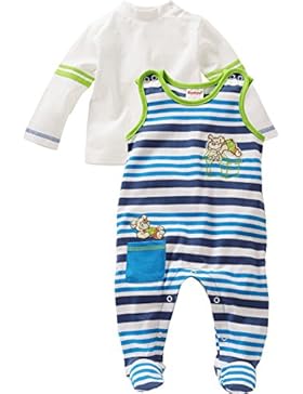 Schnizler Unisex Baby Strampler Set Hündchen, 2 tlg. mit Langarmshirt