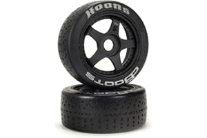 ARRMA DBoots Hoons 42/100 2.9 Vormontierte Riemenreifen, silber, 17mm Hex, 5-Speichen (2)