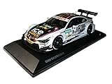 Original BMW M4 DTM 2015 (F82) Miniatur Modellauto Maßstab 1:18 Weiß Ice Watch
