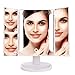 Produktbild YINUO LIGHT Kosmetikspiegel, Tischspiegel, Schminkspiegel mit 36 LEDS und Touchscreen, Make-up-Spiegel, Vergrößerungsspiegel mit blendfreier Bleuchtung für Wohnzimmer, Kosmetikstudio, Spa und Hotel