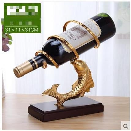 WENGKHF Wine rack Decoration wine rack wine rack iron home simulation wine rack display stand , type 3