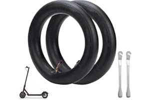 FASTVERT Chambre à air 10x2.0 10X2.125 Plus épaisse 2 pcs pour trottinettes(avec 2 démonte pneus, Facile à remplacer)