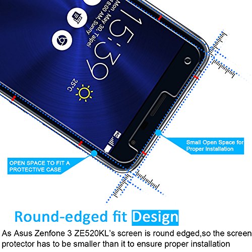 2 Unidades Asus Zenfone 3 ZE520KL 5 2 Protector de Pantalla iVoler 0
3mm Dureza 9H Protector de Pantalla de Vidrio Templado Cristal
Protector para Asus Zenfone 3 ZE520KL 5 2 -Dureza de Grado 9H Espesor 0
30 mm 2 5D Round Edge- Ultra-trasparente Anti-golpe Ajuste Perfecto No
hay Burbujas - Garant a Incondicional de 18 Meses