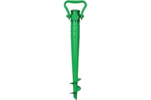 Sekey Beach Umbrella Sand Anchor,Umbrella Ground Spike,Parasol Holder for 19-32mm Pole,Green