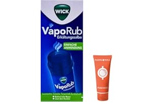 WICK VapoRub Erkältungssalbe 35 g I Handlicher Stick für gezieltes Auftragen I wohltuende Dämpfe bis 8 Stunden I angenehm bei Husten, Schnupfen & Heiserkeit I Spar-Set plus Pharma Perle give-away (1x)