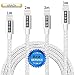 Produktbild SGIN Lightning Kabel, 4 Pack 1M 2M 2M 3M iPhone Ladekabel Nylon USB Kable 8 Pin Stecker Kompatibel für iPhone X / 8 / 8 Plus / 7 / 7 Plus / 6 / 6 Plus / 6s / 6s Plus / 5 / 5c / 5s, iPad (Silber&Grau)