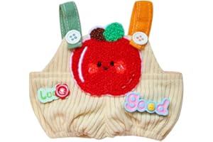 niannyyhouse Vestiti per bambola di peluche, 20 cm, con motivo frutta, 20,3 cm (rosso)