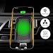 Produktbild TeslaOwner Qi kabelloses Ladegerät für KFZ-Halterung, 360 Grad Rotation, mit automatischer Bewegungsmelder Air Vent Kfz-Halterung für iPhone 8/8Plus/X, Samsung Galaxy S6 S7 S8 Samsung Note 4 Note 5