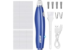 ‎AFMAT AFMAT Elektrischer Radiergummi,Automatischer Radiergummi Radierstift,Tragbarer Elektrischer Radierer USB,140 Stück Ersatzradiergummis,Wiederaufladbar Elektro-Radierer für Zeichnen,Skizzieren Blau EE15