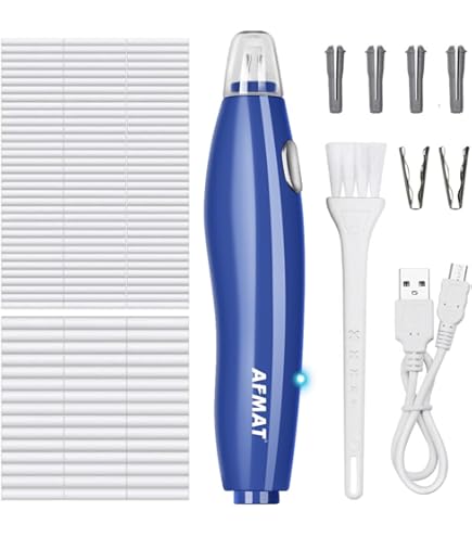 Gomma Elettrica Ricaricabile AFMAT - 140 Ricariche, 2 Misure, Per Artisti - Foto 5