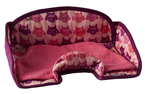 Close Pop-In Owl Print Car Seat Protector (36 Months, Pink)
