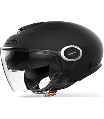 Casco Moto Jet Airoh JT11 - Taglia M, Nero Opaco, Made In Italy - Foto 2