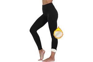 Zhiaek Leggins Felpati Donna Invernali Pantaloni Termici in Pile Pantacollant Vita Alta Calzamaglia Termica Invernale Elastici Morbido Collant